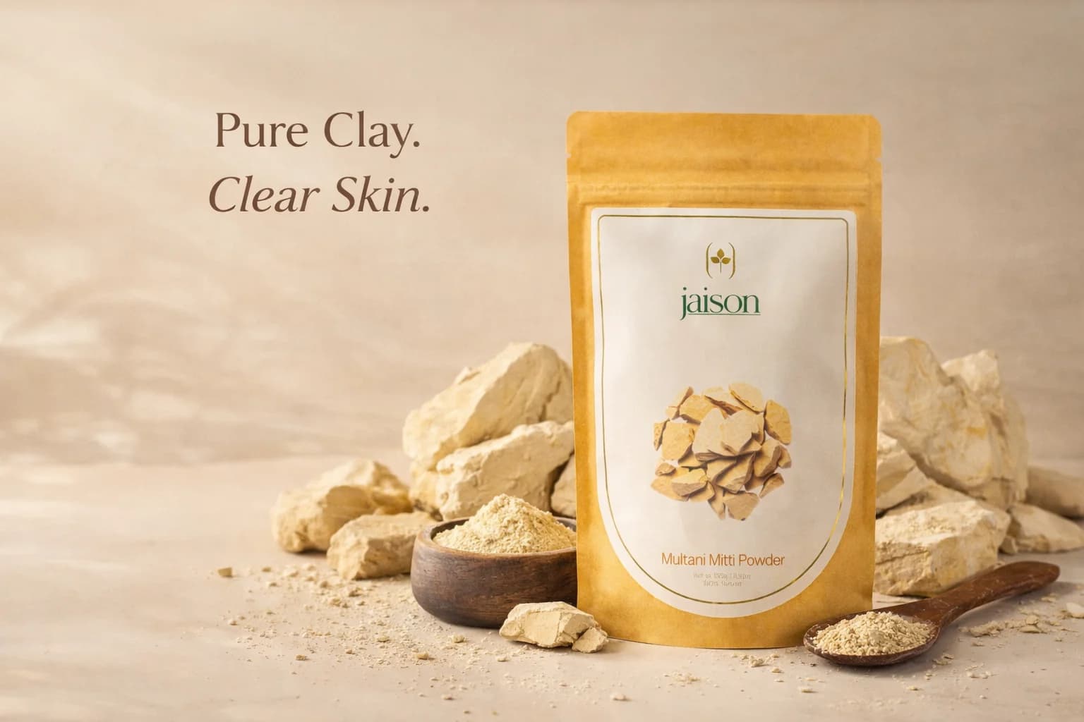 Multani Mitti — hero product shot by Jaison Herbals