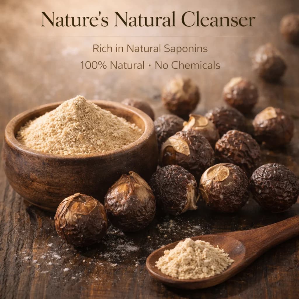 Reetha Powder — hero product shot by Jaison Herbals