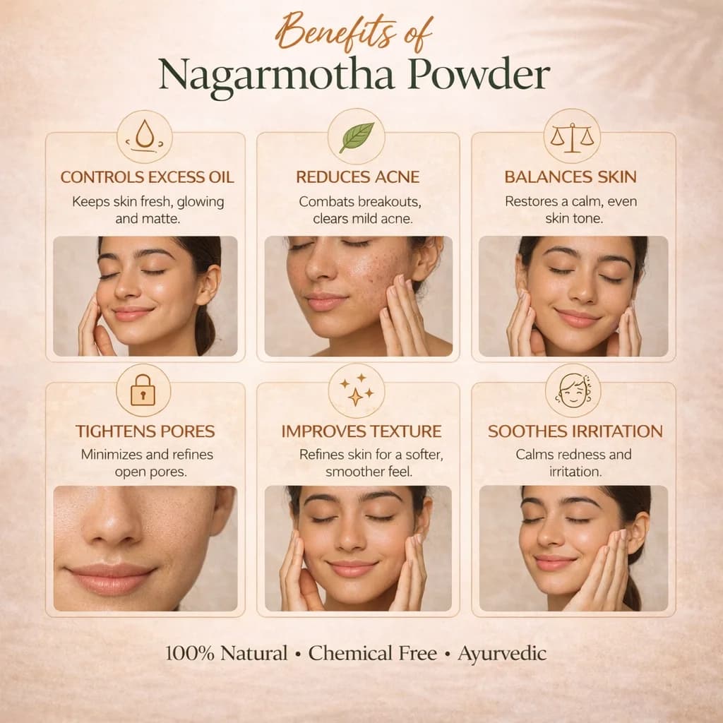 Nagarmotha Powder — key skin and hair benefits
