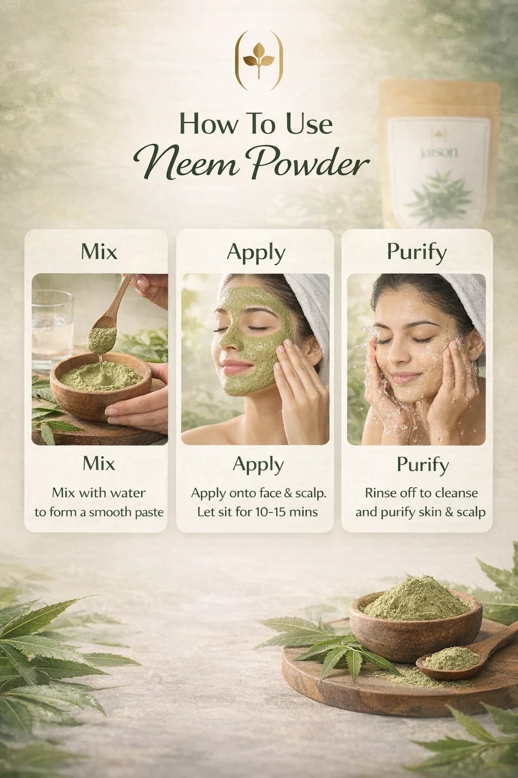 How to use Neem Powder — mixing and application guide